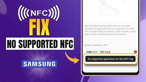 phone saying no supported app for this nfc tag|google pay nfc not working.